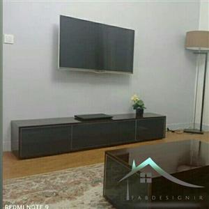 میز تلویزیون مشکی رنگ ساده