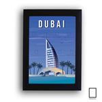پوستر وینتیج شهر دبی مدل N-31086