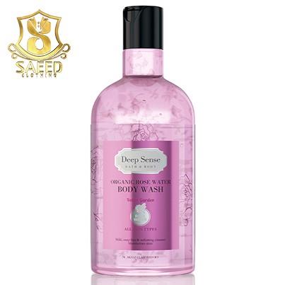 شامپو بدن حاوی گلاب مناسب انواع پوست دیپ سنس 400 میل