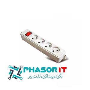 پریز 4 خانه ارت دار نیکان مدل بهداد الکتریک بدون کابل