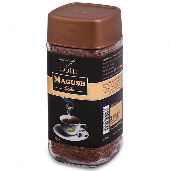 قهوه فوری ماگوش مدل گلد وزن 50 گرم