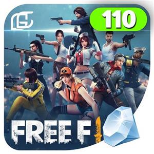 جم فری فایر 110 الماس free fire 