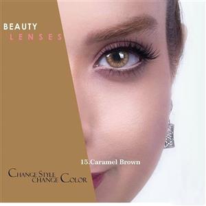 لنز چشم رویال ویژن شماره 15 مدل caramel brown 