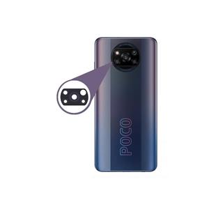 شیشه لنز دوربین گوشی موبایل Xiaomi Poco X3 NFC Glass Camera Lens Black 