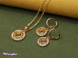 نیم ست زد جی جولری نگین دار N8109