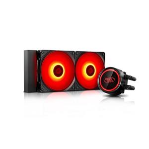 DEEPCOOL GAMMAXX L240T Liquid CPU Cooler فن سی پی یو دیپ کول FAN CPU DEEP COOL GAMMAXX L240T RED