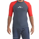 رش گارد  آستین کوتاه هوبی کت مدل HOBIE LYCRA RASH  RED