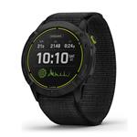 ساعت و مچ بند هوشمند  ساعت گارمین مدل Enduro Carbon Gray DLC Titanium with Black UltraFit Nylon Strap