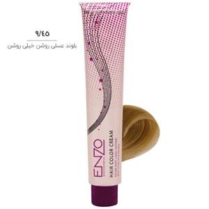 رنگ مو انزو سری عسلی-شماره 9.45 (بلوند عسلی خیلی روشن) حجم 100 میلی لیتر Enzo Honey Series Hair Color Cream 100ml