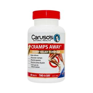 کرامپز اوی کاروسوس نچرال هلث 30 عدد Carusos Natural Health Cramps Away 60 Tablets
