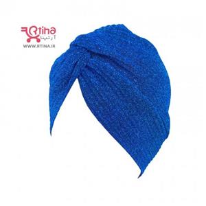 توربان لمه ساده آبی کاربنی (کلاه لمه ای)