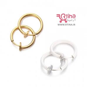 گوشواره فیک گوش پسرانه دخترانه (مدل حلقه کوچک)