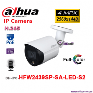 دوربین مداربسته داهوا مدل DH-IPC-HFW2439SP-SA-LED 