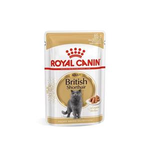 غذای پوچ گربه بریتیش ادالت رویال کنین (Royal Canin British Shorthair Adult) وزن 85 گرم