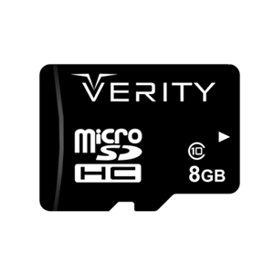 حافظه میکرو اس دی وریتی مدل یو 1 به همراه آداپتر با ظرفیت 8 گیگابایت VERITY MicroSDHC Class 10 U1 30MB/S Memory Card With Adapter 8GB