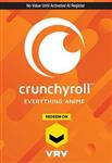 اکانت پریمیوم Crunchyroll یک ماهه ریجن گلوبال