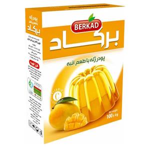 پودر ژله با طعم انبه برکاد 100 گرمی