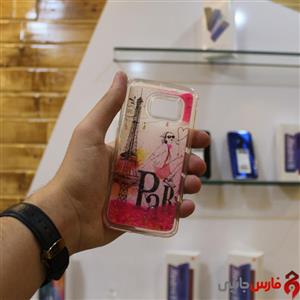 قاب آکواریومی طرح دار سامسونگ S6 edge کد1