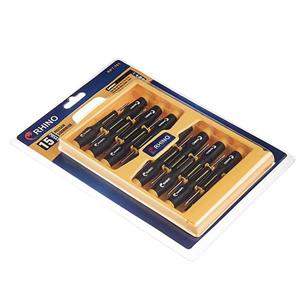 مجموعه 15 عددی پیچ گوشتی ساعتی رینو مدل RPT-761 Rhino RPT-761 Precision Screwdriver 6PCS