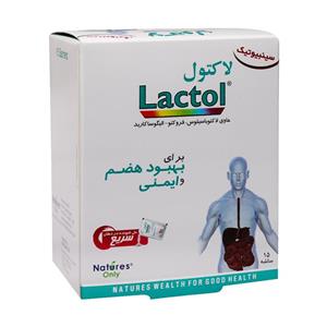 لاکتول نیچرزاونلی ساشه 15 عددی Natures Only Lactol 15 Synbiotic