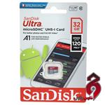 رم میکرو ۳۲ گیگ سن دیسک SanDisk Ultra U1 A1 C10 120MB/s