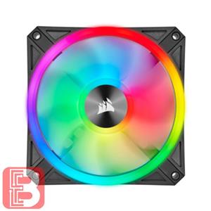 فن کیس Corsair مدل iCUE QL120 RGB Case Fan: Corsair QL120 RGB 1500RPM 120mm