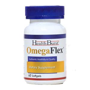 سافت ژل امگا فلکس هلث برست عدد 60 Health Burst Omega Flex Softgels 