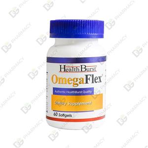 سافت ژل امگا فلکس هلث برست عدد 60 Health Burst Omega Flex Softgels 