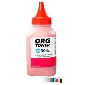 تونر شارژ 90 گرمی کارتریج لیزر رنگی اچ پی 304A قرمز
