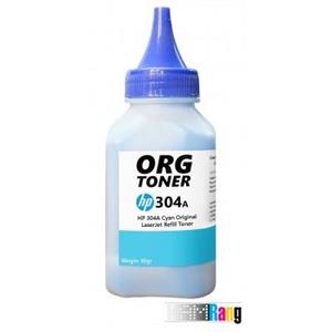 تونر شارژ 90 گرمی کارتریج لیزر رنگی اچ پی 304A آبی