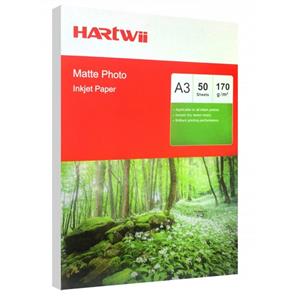 کاغذ کتد مات هارتوی سایز A3 وزن 170 گرم 50 برگ