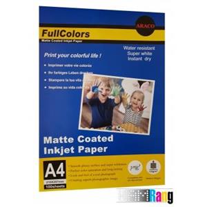 کاغذ کتد مات فول کالرز سایز A4 وزن 130 گرم