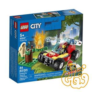 ساختنی لگو سیتی آتش سوزی جنگل Lego City Forest Fire 60247