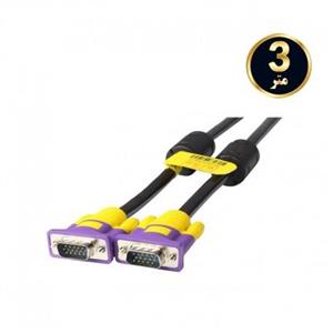 کابل VGA مانیتور 6+3 نویزگیر دار 3 متر