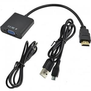 تبدیل HDMI به VGA با صدا و پاور