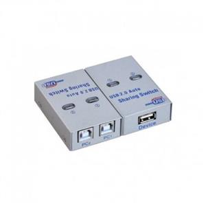 دیتا سوییچ اتوماتیک USB دو پورت بدنه فلزی