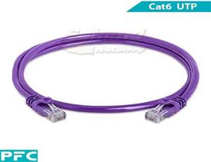 پچ کورد شبکه تمام مس Cat6 UTP پی اف سی