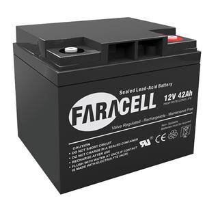 باتری یو پی اس مدل Faracell 12V42Ah فاراسل 12 ولت 42 آمپر ساعت Faracell 12V42Ah 12V 42AH UPS Battery