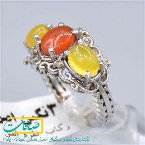 انگشتر چند جواهر اصل «کد 935»