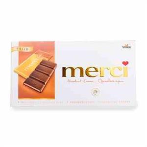 شکلات تبلت مرسی merci  پرتقال و بادام