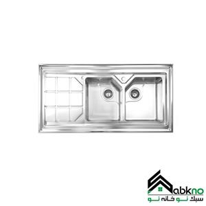 سینک استیل روکار کد 325S اخوان