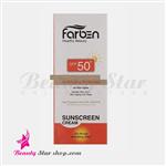 Farben SPF 50 Oil Free  Tinted Sun Screen Cream