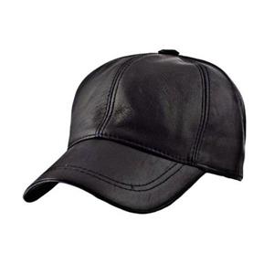 کلاه کپ چرم طبیعی