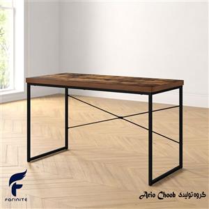 میز اداری صفحه ۴ سانتی پایه فلزی آریو چوب مدل D-1004 