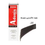 رنگ مو A6 آدونیس پرفکت بلوند خاکستری متوسط Adonis perfect