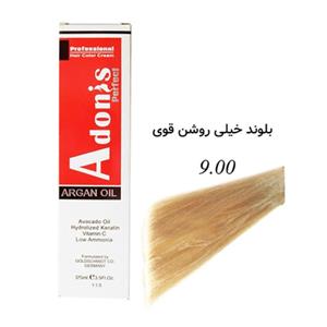 رنگ مو 9.00 ادونیس پرفکت بلوند خیلی روشن قوی Adonis perfect 