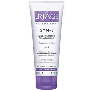 ژل بهداشتی بانوان اوریاژ مدل Gyn 8 حجم 100 میلی لیتر Uriage Gyn 8 Genital Cleaning Gel For Women 100ml