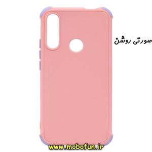 قاب گوشی Y6 2019 - Y6 Prime 2019 - Y6S - Honor 8A هوآوی طرح سیلیکونی ضد ضربه ایربگ دار صورتی روشن کد 30