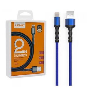 کابل آیفون لایتنینگ Lightning USB الدینیو LDNIO مدل LS64 طول 2 متر