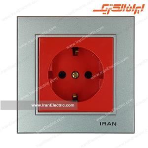 پریز برق UPS برلیان نقره ای